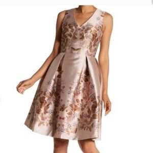 Max Studio sleeveless midi dress floral pink size 6 - new with tags